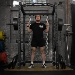 Bastard Power Bar Mit Schwarzem Chromschaft & Bronzebuchsen -Heimfitnessgeschäft BASTARD Power Black 6