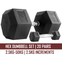 Hexagon-Kurzhantel, 1-75kg -Heimfitnessgeschäft HEX DB SET 20 PAIRS Shop 1038x1038 a3f8423e 9ccc 4eac b7e4 99b078fe9a98
