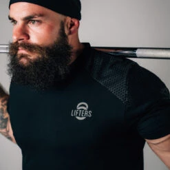 Lifters Grip Shirt - Raw Edition, Schwarz -Heimfitnessgeschäft LIFTERS WEAR SHIRT SHOP 3