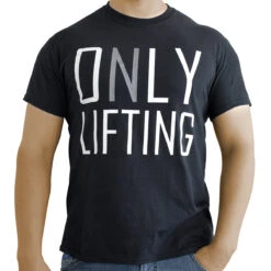 O(N)LY Lifting T-Shirt, Schwarz