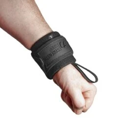 Stealth Black PRO Handgelenkbandagen – Medium, 30cm/60cm, IPF Zertifiziert (Schwarz) -Heimfitnessgeschäft Pro Athlete Wrist Black 60 v4