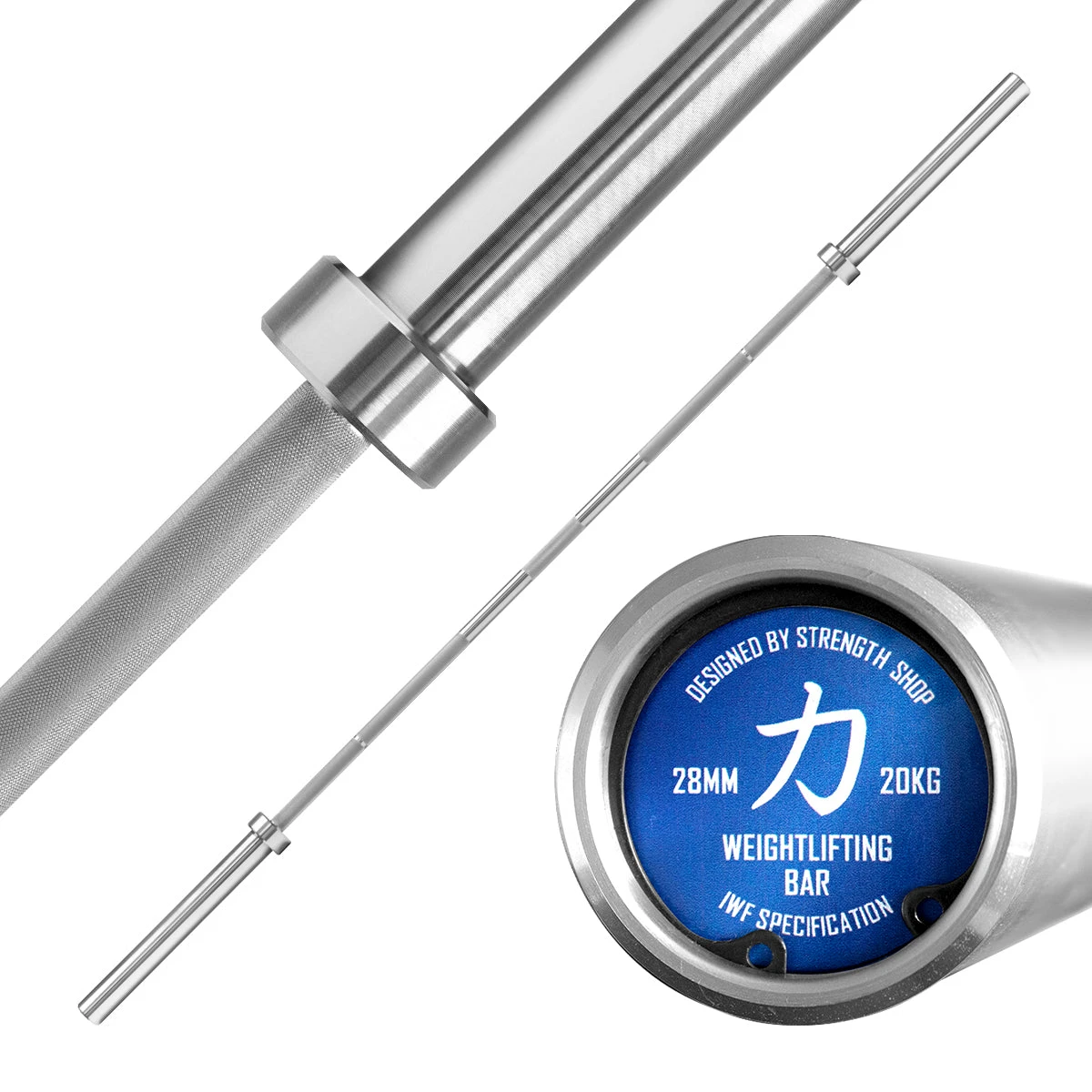 Riot Gewichtheberstange - Mens 20kg, IWF-Spezifikationen 1 Riot Gewichtheberstange - Mens 20kg, IWF-Spezifikationen