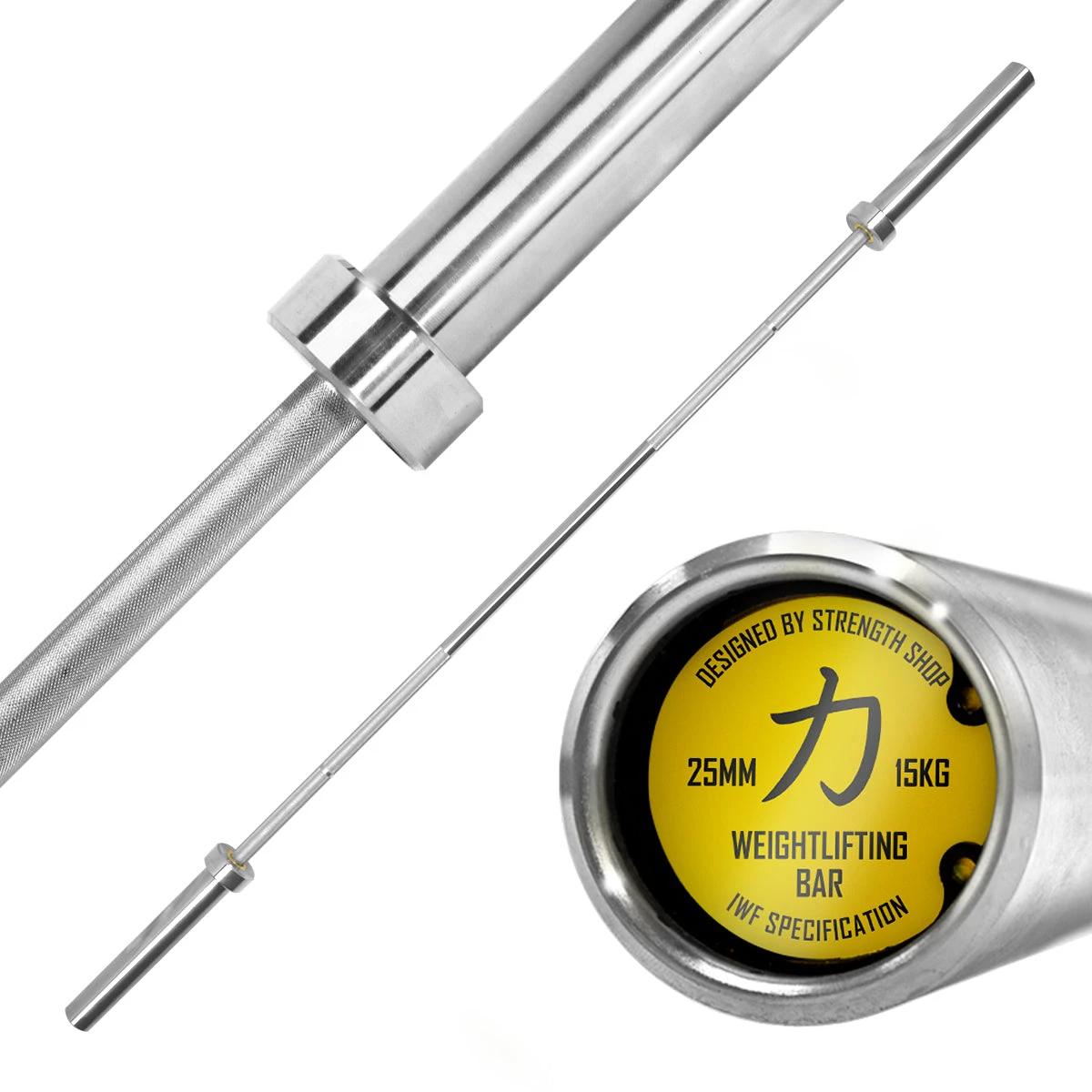 Riot Gewichtheberstange - Women's 15Kg, IWF Spezifikationen 1 Riot Gewichtheberstange - Women's 15Kg, IWF Spezifikationen