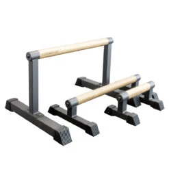 Parallettes/Stützbarren - 3 Größen, Holzgriff Mit Stahlsockel 19 Parallettes/Stützbarren - 3 Größen, Holzgriff Mit Stahlsockel -Heimfitnessgeschäft SHOP PARALLETTES LARGE 10
