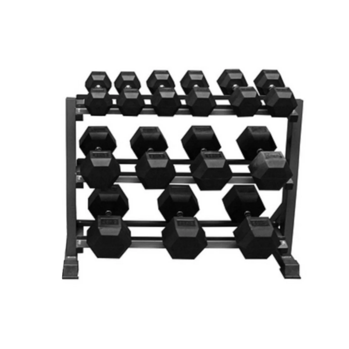 Hex Dumbbell Rack 2 Hex Dumbbell Rack – Bild 2