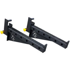 Riot Wandmontiertes Faltbares Rack - 2,32m Hoch, Schwarz -Heimfitnessgeschäft SKUWALL SQUAT STAND4