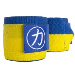 Ukraine Charity Handgelenkbandagen, 60cm – Medium, IPF/BVDK Zertifiziert -Heimfitnessgeschäft WRIST WRAPS MEDIUM UKRAINE 60 Shop 2