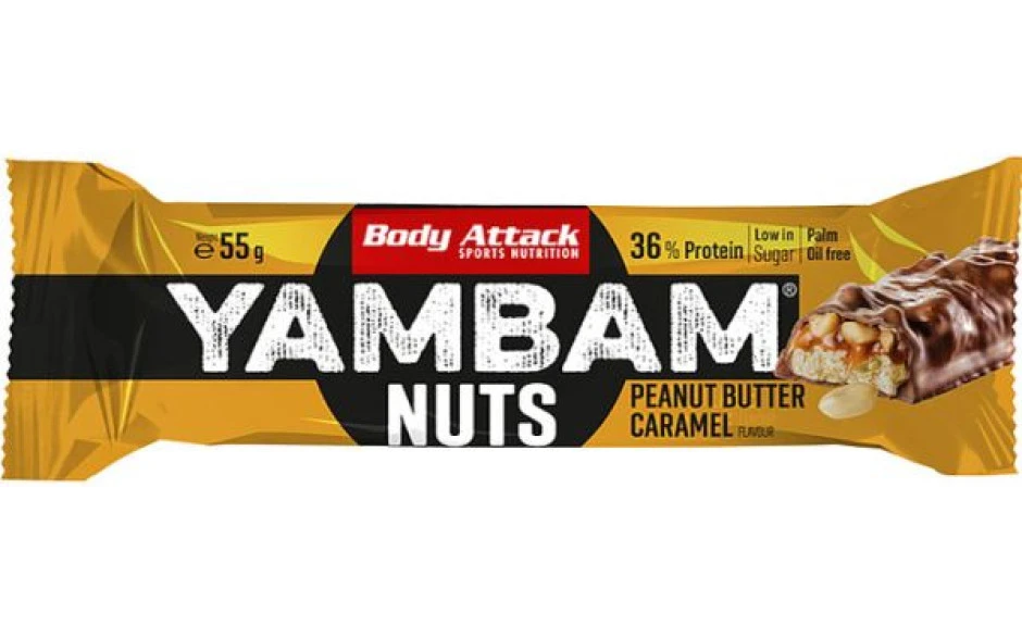 Body Attack YAMBAM Nuts - 15 X 55g Riegel 2 Body Attack YAMBAM Nuts - 15 X 55g Riegel – Bild 2