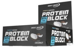 Best Body Nutrition Protein Block - 15 X 90g Riegel -Heimfitnessgeschäft bbn protein block kiste cocos