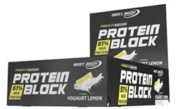 Best Body Nutrition Protein Block - 15 X 90g Riegel -Heimfitnessgeschäft bbn protein block kiste lemon