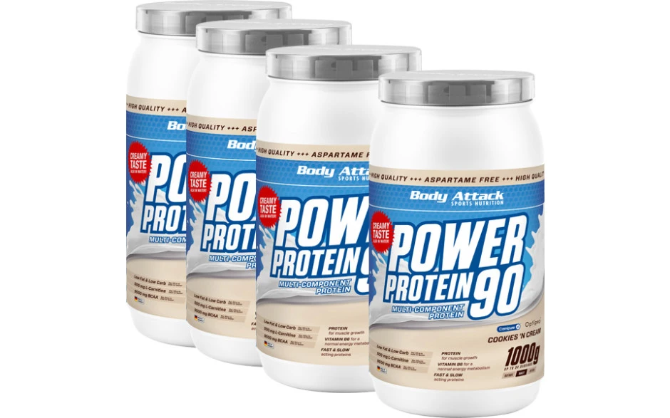 Body Attack Power Protein 90 - 4 X 1000g Dose 1 Body Attack Power Protein 90 - 4 X 1000g Dose