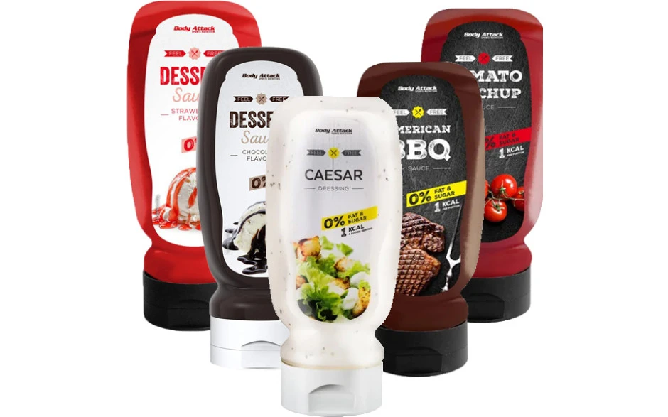 Body Attack Sauces Mixbox - 5 X 320ml 1 Body Attack Sauces Mixbox - 5 X 320ml