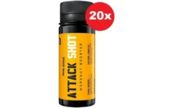 Body Attack Attack Shot - 20 X 60ml -Heimfitnessgeschäft body attack attack shot 60ml