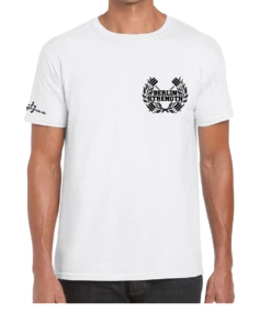 Berlin Strength, Hardcore - White -Heimfitnessgeschäft bs shirt white 2