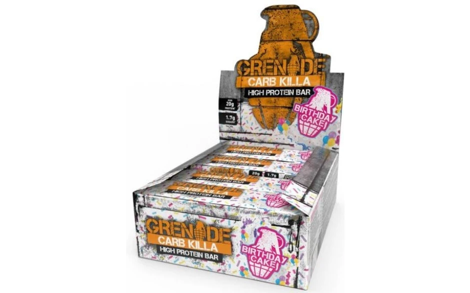 Grenade Carb Killa - 12 X 60g Riegel 2 Grenade Carb Killa - 12 X 60g Riegel – Bild 2