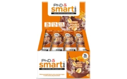 PhD Smart Bar - 12 X 64g Riegel -Heimfitnessgeschäft choc peanut butter packung