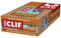 CLIF Bar Energieriegel - 12 X 68g Riegel -Heimfitnessgeschäft clif kiste crunchy peanut butter