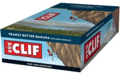 CLIF Bar Energieriegel - 12 X 68g Riegel -Heimfitnessgeschäft clif bar sparpack pb banana dark choco