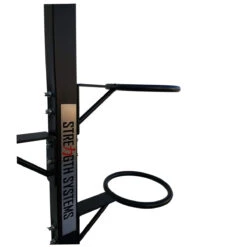 Medizinball/Wall Ball Ständer -Heimfitnessgeschäft close up logo