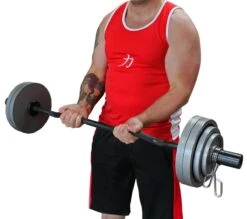 Olympia-SZ-Hantelstange, 6,7 Kg, Mit E-Coat überzogen -Heimfitnessgeschäft ez curl bar action