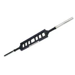 Solid Steel Swiss Bar - 27KG -Heimfitnessgeschäft final side front