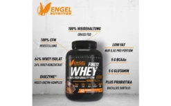 Engel Nutrition Finest Whey Protein - 1000g Dose -Heimfitnessgeschäft finest whey inhaltsstoffe pb