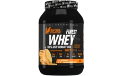 Engel Nutrition Finest Whey Protein - 1000g Dose -Heimfitnessgeschäft finest whey peanut butter cookie 1kg