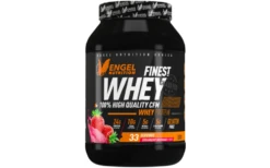 Engel Nutrition Finest Whey Protein - 1000g Dose -Heimfitnessgeschäft finest whey strawbery milkshake 1kg