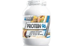 FREY NUTRITION Protein 96 - 750 G Dose -Heimfitnessgeschäft frey nutrition protein 96 750g pfirsich aprikose 1