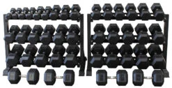 Hex Kurzhantel Sets - 2,5kg-30kg Oder 2,5-50kg - In 2,5kg Abstufungen -Heimfitnessgeschäft hex dbell set up to 50kg front view 2 1600x816 795a8c5e 7870 47b5 a44e ee1f65fcf5ab