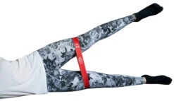 Gymnastik Glute Mini-Bänder, 5er Set Inkl. Kordelzugbeutel -Heimfitnessgeschäft latex band set action 2