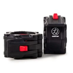 PRO 2 Olympic Flip Lock Magnetische Hantelverschlüsse Von Lock Jaw, Schwarz -Heimfitnessgeschäft lock jaw magnetic pro 2 pair front