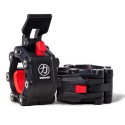 PRO 2 Olympic Flip Lock Magnetische Hantelverschlüsse Von Lock Jaw, Schwarz -Heimfitnessgeschäft lock jaw magnetic pro 2 pair open latch