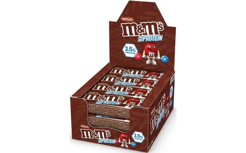 Mars M&M's Hi Protein Bar - 12 X 51g Riegel 2 Mars M&M's Hi Protein Bar - 12 X 51g Riegel – Bild 2