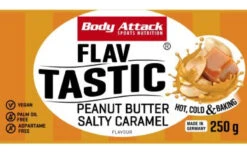 Body Attack FlavTASTIC - 250g Dose -Heimfitnessgeschäft peanut butter salty caramel