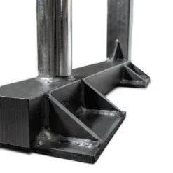 Silver Dollar Kreuzhebe-Aufsätze, Paar -Heimfitnessgeschäft sd foot close up