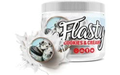 Sinob Flasty Geschmackspulver - 250g Dose -Heimfitnessgeschäft sinob flasty cookies cream