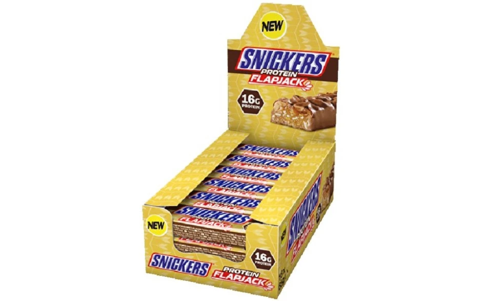 Mars Snickers Protein Flapjack - 18 X 65g Riegel 1 Mars Snickers Protein Flapjack - 18 X 65g Riegel