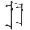 Riot Garage Wandmontiertes Faltbares Rack - 1,9m Hoch, Schwarz