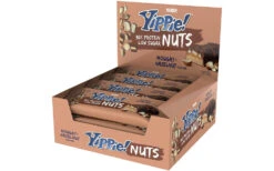 Weider Yippie! Nuts - 12 X 45g Riegel -Heimfitnessgeschäft weider yippie nuts nougat hazelnut 12er 1