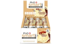 PhD Smart Bar - 12 X 64g Riegel -Heimfitnessgeschäft white choc blondie packung