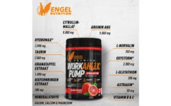 Engel Nutrition WORKAHOLIC® PUMP - 660g -Heimfitnessgeschäft workaholic pump inhaltsstoffe xs